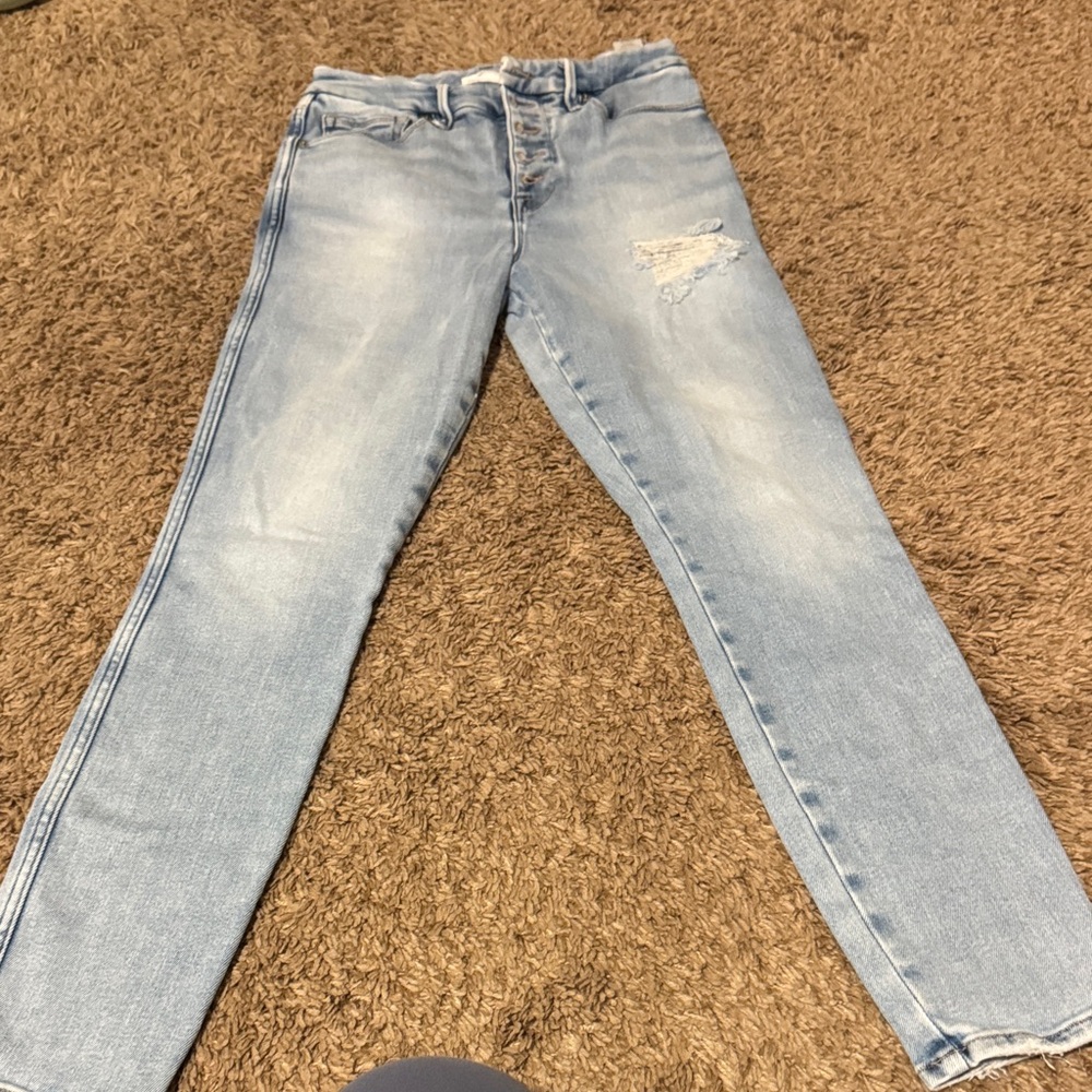 Good American Light Blue Skinny Jeans